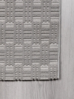 My Evilla Polton Kareli Hali Gri 80X300cm