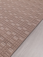 My Evilla Polton Kareli Hali Bej 80X300cm