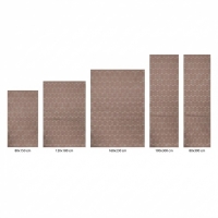 My Evilla Polton Kareli Hali Bej 80X300cm