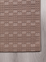 My Evilla Polton Kareli Hali Bej 100X300cm