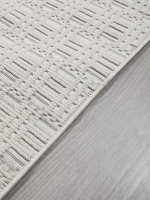 My Evilla Polton Kareli Hali Krem 80X300cm