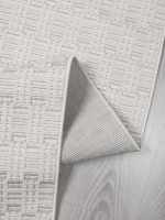 My Evilla Polton Kareli Hali Krem 80X300cm