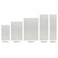 My Evilla Polton Kareli Hali Krem 100X300cm