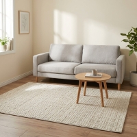 My Evilla Polton Kareli Hali Krem 120X180cm