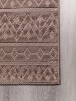 My Evilla Polton Zigzag Hali Bej 80X300cm