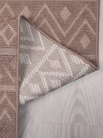 My Evilla Polton Zigzag Hali Bej 120X180cm