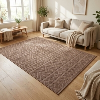 My Evilla Polton Zigzag Hali Bej 160X230cm