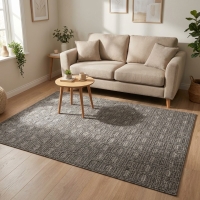 My Evilla Polton Kareli Hali Antrasit 120X180cm