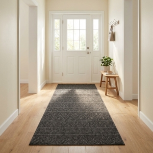 My Evilla Polton Zigzag Hali Antrasit 80X150cm