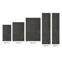 My Evilla Polton Zigzag Hali Antrasit 80X300cm