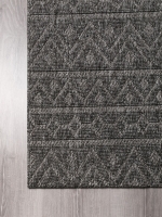 My Evilla Polton Zigzag Hali Antrasit 100X300cm