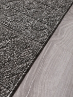 My Evilla Polton Zigzag Hali Antrasit 100X300cm