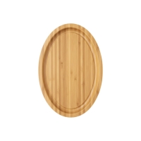 Bambu Oval Sunumluk Küçük Boy