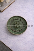 Luimera Küçük Hasir Yuvarlak Dekoratif Tabak Kf 23X23cm