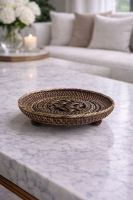 Luimera Küçük Hasir Yuvarlak Dekoratif Tabak Dk 23X23cm