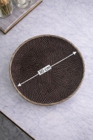 Luimera Büyük Hasir Yuvarlak Dekoratif Tabak Dk 30X30cm