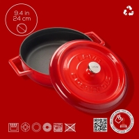 Lava Trendy Yayvan Çok Amaçli Tencere 24 Cm