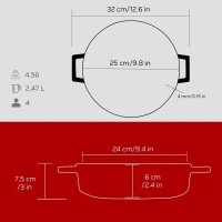 Lava Trendy Yayvan Çok Amaçli Tencere 24 Cm