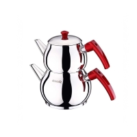 Akdeniz Mini Boy Küre Çaydanlik Takimi Bakalit Kulp