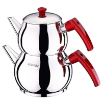 Akdeniz Jumbo Boy Küre Çaydanlik Takimi Bakalit Kulp