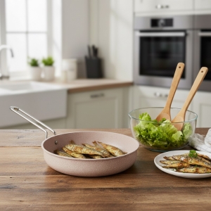 Oms Granit 32X4cm Balik Tava Brown