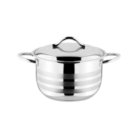 Oms 28 X 18 Cm Çelik Kapak Derin Tencere