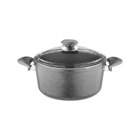 Oms Granit 22 X 11,5 Cm Derin Tencere  (Cam Kpk)