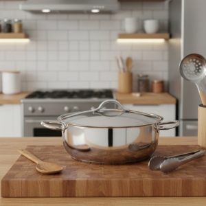 Oms 26 X 10 Cm Cam Kapak Basik Tencere