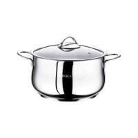 Oms 26 X 16 Cm Cam Kapak Derin Tencere