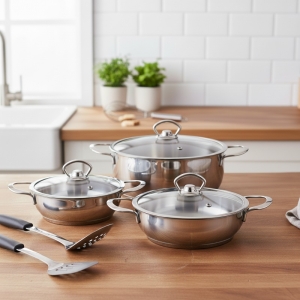 Oms 6 Prç Çelik Sahan Set.1096