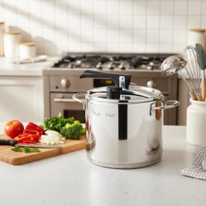 Oms 7 Lt Silindir Klasik Düdüklü Tencere.