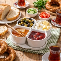 Acar Pure Line 4 Lü Porselen Kahvalti Seti