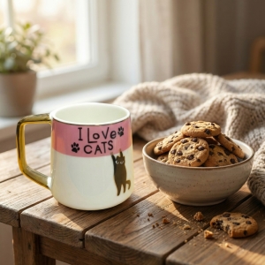 Acar Pasha Cat Kupa 200Ml Pembe