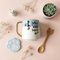 Acar Pasha Cat Kupa 200Ml Mavi