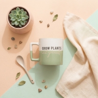 Acar Ruby Kupa 350Ml White&Yesil