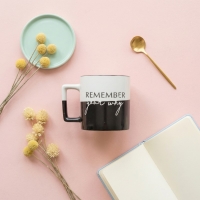 Acar Ruby Kupa 350Ml White&Siyah