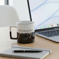 Acar Ruby Kupa 350Ml White&Siyah