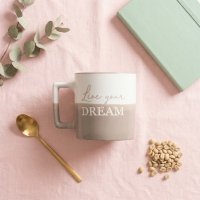 Acar Ruby Kupa 350Ml White&Gri