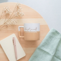 Acar Ruby Kupa 350Ml White&Cappuccino