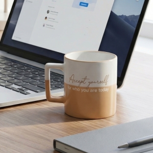 Acar Ruby Kupa 350Ml White&Cappuccino