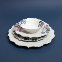 Pink&More Pink Rose 6 Kslk.24 Prç.Yemek Takimi