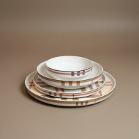 Pink&More 24 Prç 6 Kislilik Ekose Yemek Takimi