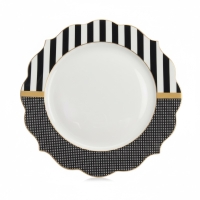 Pink&More Black Mesh 6 Kslk.24 Prç Yemek Takimi