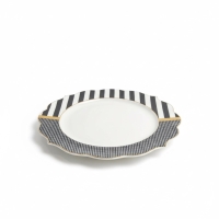 Pink&More Black Mesh 6 Kslk.24 Prç Yemek Takimi