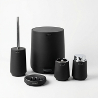 Arow Vona 5 Parça Banyo Seti Siyah