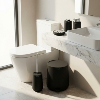 Arow Vona 5 Parça Banyo Seti Siyah