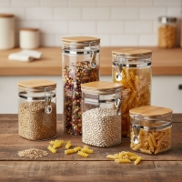 Arow Jacke Kilitli Cam Kavanoz 1350Ml