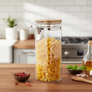 Arow Jacke Kilitli Cam Kavanoz 2200Ml