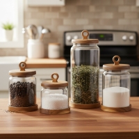 Arow Nora Akasya Cam Kavanoz 750Ml