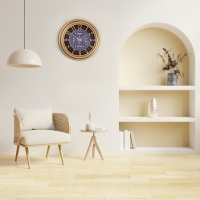 Klik Babil Mozaik Desen Duvar Saati 45 Cm